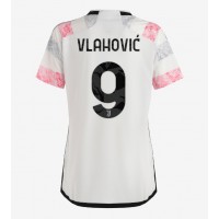 Juventus Dusan Vlahovic #9 Replika Bortatröja Dam 2023-24 Kortärmad